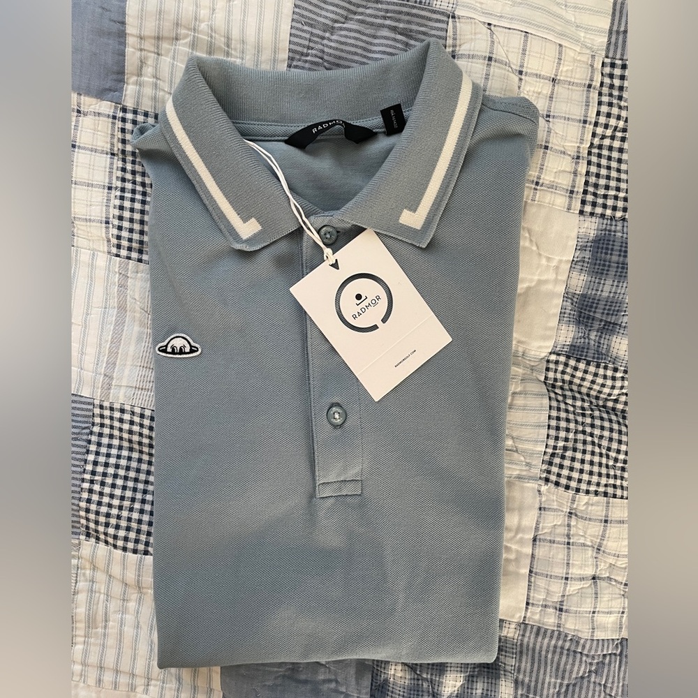 Radmor Baty polo Skyway Blue